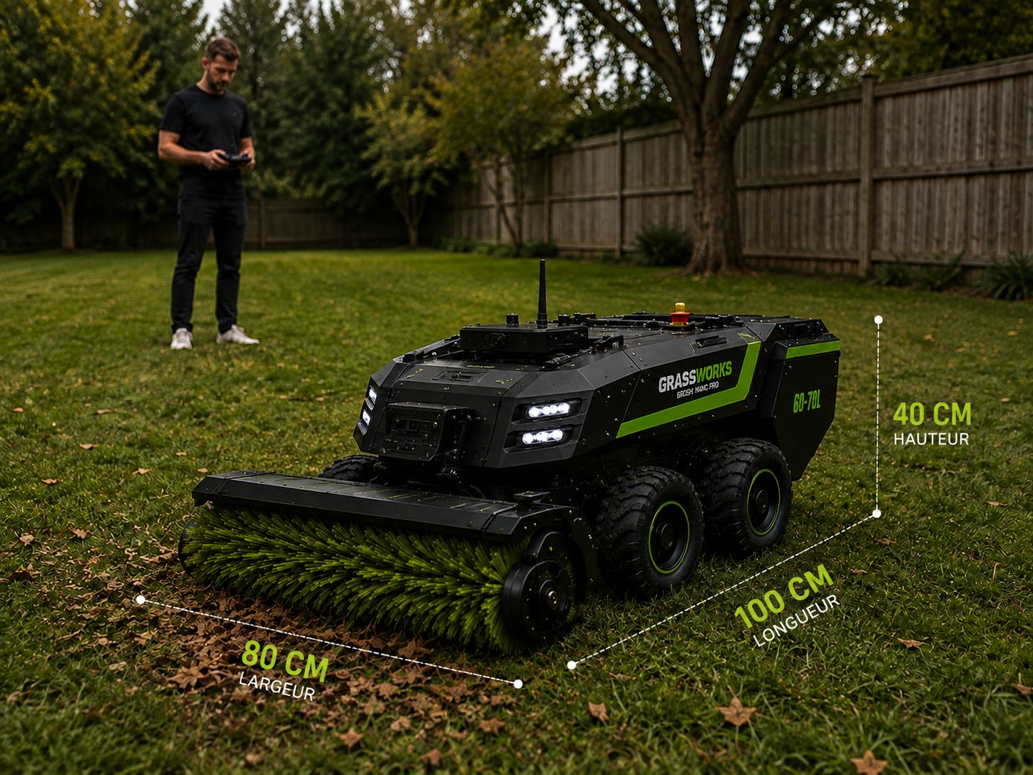 GRASSWORKS BRUSH VAC PRO